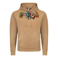 Vintage Camel western christmas papa claus sunflowers and cactus Vintage Hoodie - Jasminsmagicworld