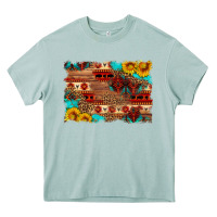 Arona aztec and leopard background Heavy Core Tee - HRA Design Shop