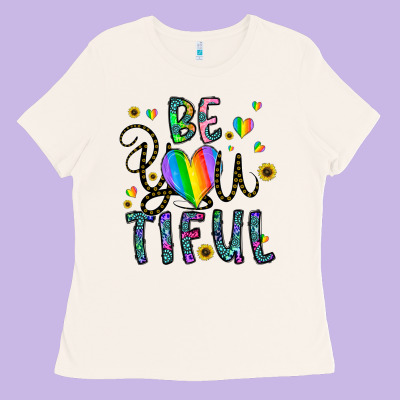 Be You Tiful Ladies Tee Designed By Cowhidedigitalart
