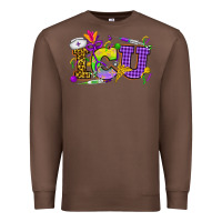 Chestnut Mardi Gras ICU Nurse Premium Sweatshirt - HowdyJamesFarm
