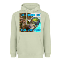 Matcha let us thank hım for our food Heavyweight Hoodie - TumblerDesignByShophia
