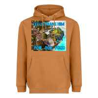 Meerkat let us thank hım for our food Heavyweight Hoodie - TumblerDesignByShophia