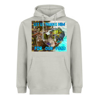 Moon Dust let us thank hım for our food Heavyweight Hoodie - TumblerDesignByShophia