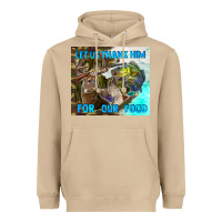 Mushroom let us thank hım for our food Heavyweight Hoodie - TumblerDesignByShophia