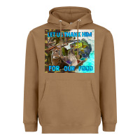 Toasted Coconut let us thank hım for our food Heavyweight Hoodie - TumblerDesignByShophia