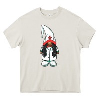 Cream african american nurse gnome Heavy Core Tee - BarkalooDesign