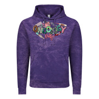Cloud Purple Oncology Nurse western Vintage Hoodie - NancyCooperArtShop