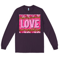Plum love valentines day Long Sleeve Tee - NancyCooperArtShop