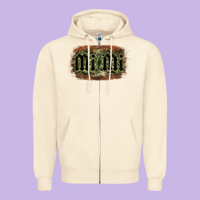 Camouflage Patterned Mimi Tried Zipper Hoodie Designed By Bettercallsaul