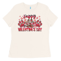 Bone happy valentines day dog pet Ladies Tee - RacoonDesign
