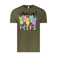 Vintage Olive what's up peeps Vintage Tee - MaliasSmallBusiness