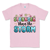 Bubblegum Pink stronger than the storm Classic Tee - MaliasSmallBusiness