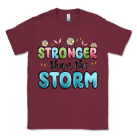 Burgundy stronger than the storm Classic Tee - MaliasSmallBusiness