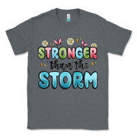 Charcoal Heather stronger than the storm Classic Tee - MaliasSmallBusiness