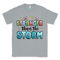 Heather Grey stronger than the storm Classic Tee - MaliasSmallBusiness