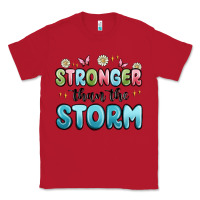 Red stronger than the storm Classic Tee - MaliasSmallBusiness