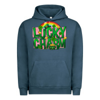 Pigment Midnight Navy St. Patrick's Day lucky charm Urban Hoodie - FaDigitalArtStudio