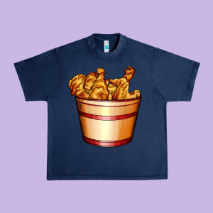 Nugget And Nuggets Basket Urban Heavy Tee Designed By Adodesignshop