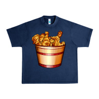 Navy nugget and nuggets basket Urban Heavy Tee - AdoDesignShop