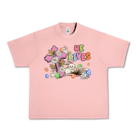 Salmon he lives with bunnys and eggs Urban Heavy Tee - MaliasSmallBusiness