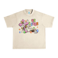 Sandshell he lives with bunnys and eggs Urban Heavy Tee - MaliasSmallBusiness