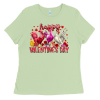 Matcha happy valentines day Ladies Tee - RacoonDesign