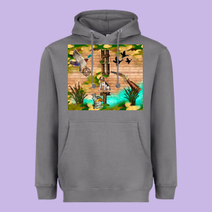 Hunting Life Heavyweight Hoodie Designed By Tumblerdesignbyshophia