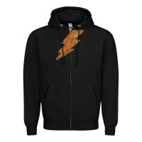Black Western Vintage Pattern Lightning Zipper Hoodie - Bettercallsaul