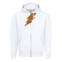 White Western Vintage Pattern Lightning Zipper Hoodie - Bettercallsaul
