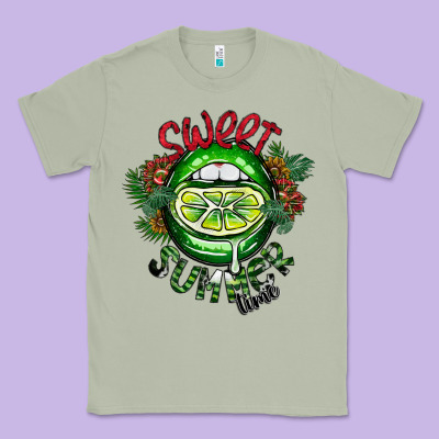 Summer Time Classic Tee Designed By Cowhidedigitalart