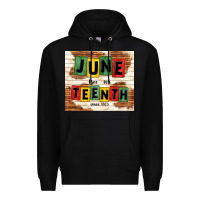 Black juneteenth free ish since 1865 Premium Hoodie - TumblerDesignByShophia