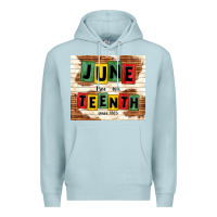 Blue Mist juneteenth free ish since 1865 Premium Hoodie - TumblerDesignByShophia