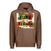 Chestnut juneteenth free ish since 1865 Premium Hoodie - TumblerDesignByShophia