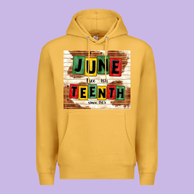 Juneteenth Free Ish Since 1865 Premium Hoodie Designed By Tumblerdesignbyshophia