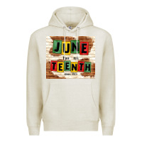 Oatmeal Heather juneteenth free ish since 1865 Premium Hoodie - TumblerDesignByShophia