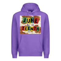 Purple juneteenth free ish since 1865 Premium Hoodie - TumblerDesignByShophia