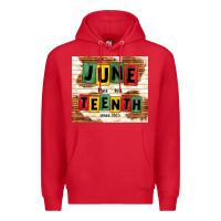 Red juneteenth free ish since 1865 Premium Hoodie - TumblerDesignByShophia