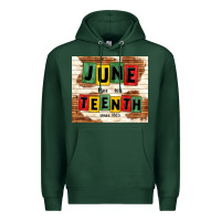 Sports Green juneteenth free ish since 1865 Premium Hoodie - TumblerDesignByShophia