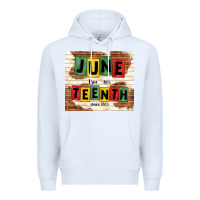 White juneteenth free ish since 1865 Premium Hoodie - TumblerDesignByShophia