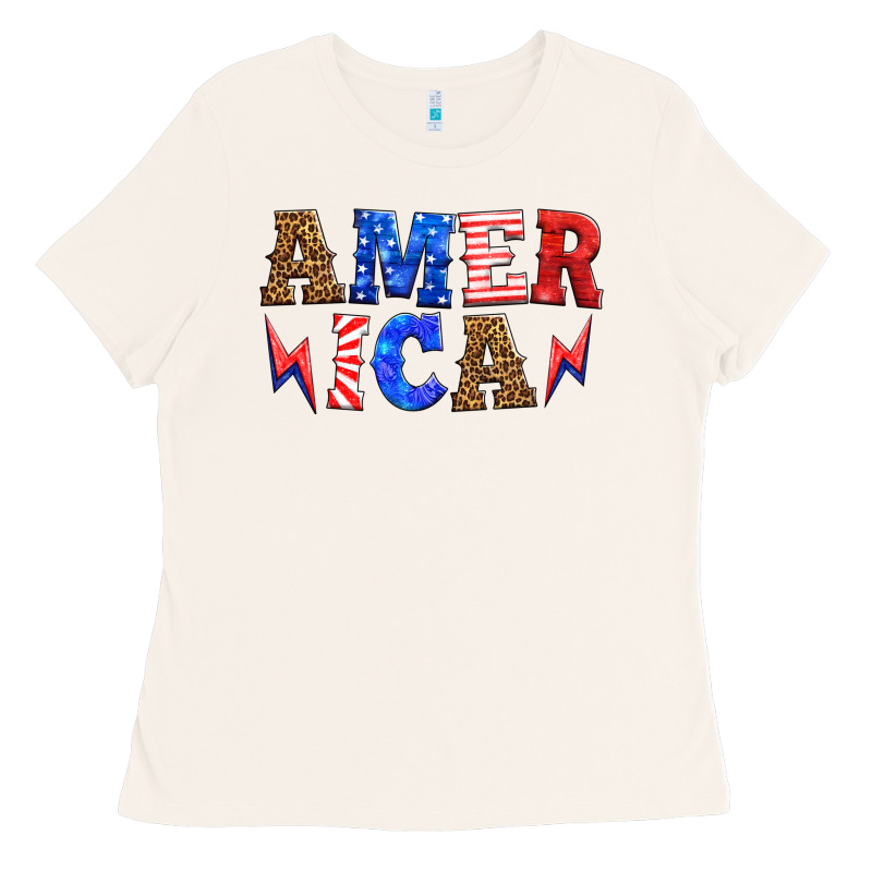 America Thunderbolt Ladies Tee by HRA Design Shop | Teevron