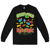 Black griswold electric christmas vacation Long Sleeve Tee - MaliasSmallBusiness