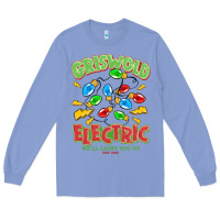 Colony Blue griswold electric christmas vacation Long Sleeve Tee - MaliasSmallBusiness