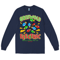 Navy griswold electric christmas vacation Long Sleeve Tee - MaliasSmallBusiness