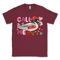 Burgundy call me valentine mallard duck Classic Tee - MaliasSmallBusiness
