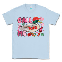 Dusty Blue call me valentine mallard duck Classic Tee - MaliasSmallBusiness