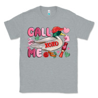 Heather Grey call me valentine mallard duck Classic Tee - MaliasSmallBusiness