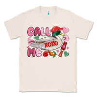 Natural call me valentine mallard duck Classic Tee - MaliasSmallBusiness