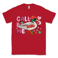 Red call me valentine mallard duck Classic Tee - MaliasSmallBusiness