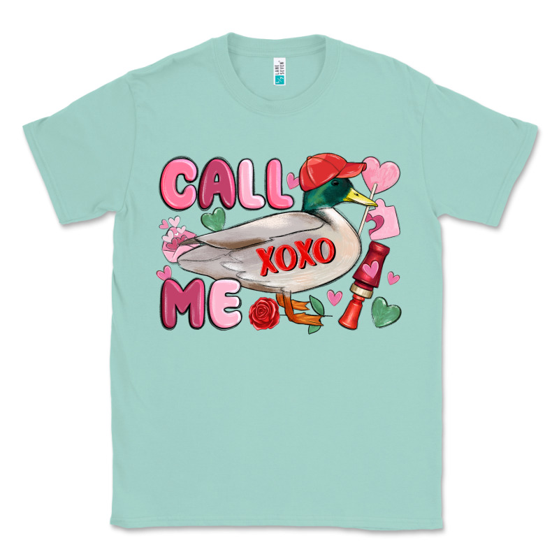 Call Me Valentine Mallard Duck Classic Tee by MaliasSmallBusiness | Teevron