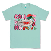 Seafoam call me valentine mallard duck Classic Tee - MaliasSmallBusiness